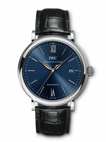 IWC Portofino Automatic Stainless Steel / Blue / Alligator IW3565-23 (IW356523)